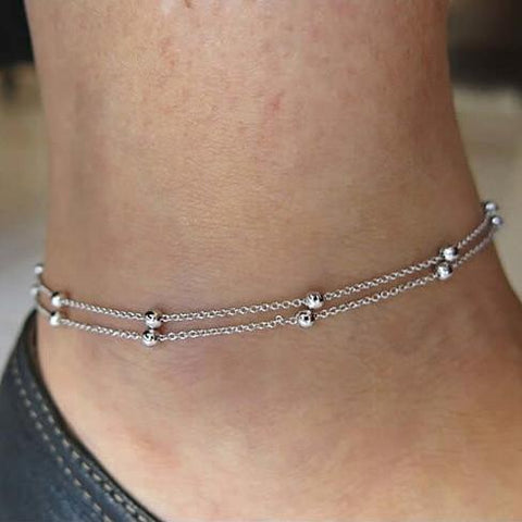 Style: Silver - Happy Ending Anklets in Silver and Gold