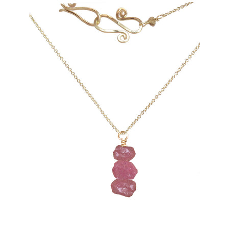 Necklace 397 - choice of stone - Gold