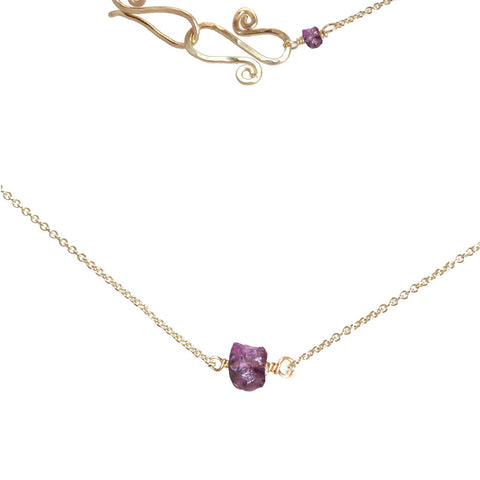 Necklace 398 - choice of stone - Gold