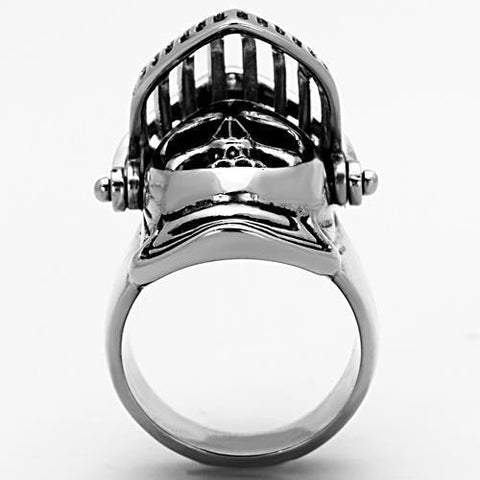 TK1348 - High polished (no plating) Stainless Steel Ring with No Stone